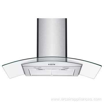 Curved glass Cooker Hood 502 60/90cm